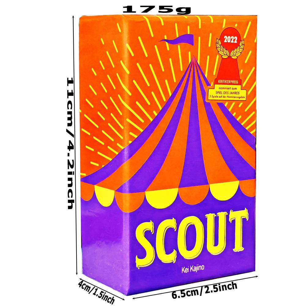 Scout: Oink Games All-English Small Box Series - Circus Multiplayer Party Card Game