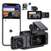 Stynxro Front and Rear 1080P Full Simultaneous WDR Loop Parking Angle Infrared Night Easy Wiring and Japanese Instruction Manual Included Dashcam,