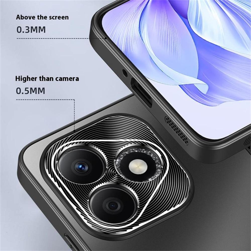 For Honor X60i 5G Case CD Veins PC+TPU Anti-Slip Phone Cover