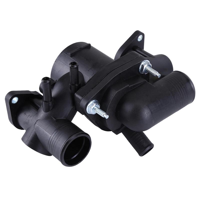 AJ89485 AJ87947 Thermostat Housing Assembly + Water Outlet For Jaguar S-Type XJ8 XJR 4.2L 2003-2005