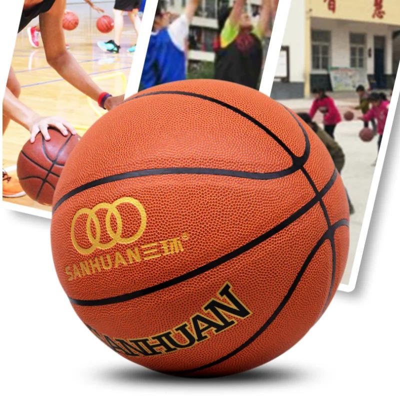 GRÖSSE 5 Basketball PU Offizielle Zertifizierung Wettkampfball Standardball Verschleißfest Langlebig Kinder Trainingsball