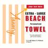 Customized Beach Towel Striped Pattern Personalized Absorbent Bath Towel Quick-drying Swimming Towel For Beach Swimming Outdoor