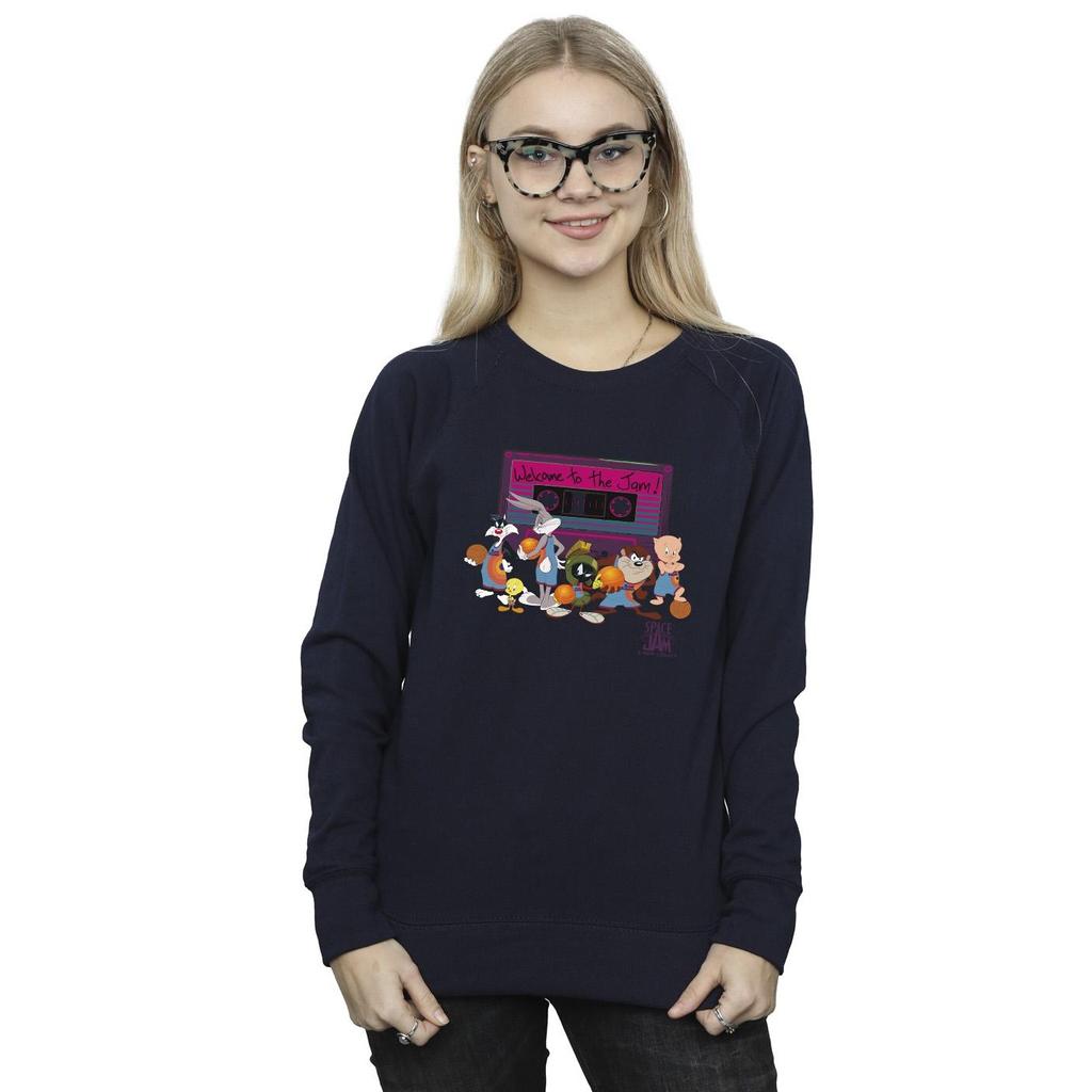 Space Jam: A New Legacy Womens/Ladies Team Cassette Sweatshirt