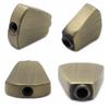 6pcs Electric Guitar Tuners Handle Button Head Hat Handle Metal Trapezoid Hand