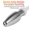 Metal Anal Plug Funnel Mineral Water Bottle Dual use Flushing Anal Vagina Cleaning Enema Machine Washing Sex Toys For Women Men