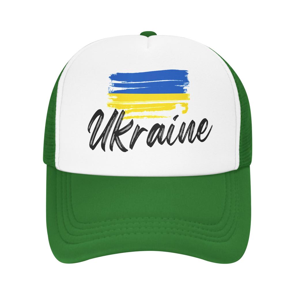 Ukraine Flag Ukrainian Mesh Baseball Caps Unisex Women HipHop Trucker Worker Cap Hat Adjustable Summer Trucker Cap