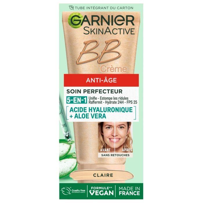 Fond de teint - GARNIER - BB Crème 5-en-1 - Anti-Âge - Teinte Claire - Vegan