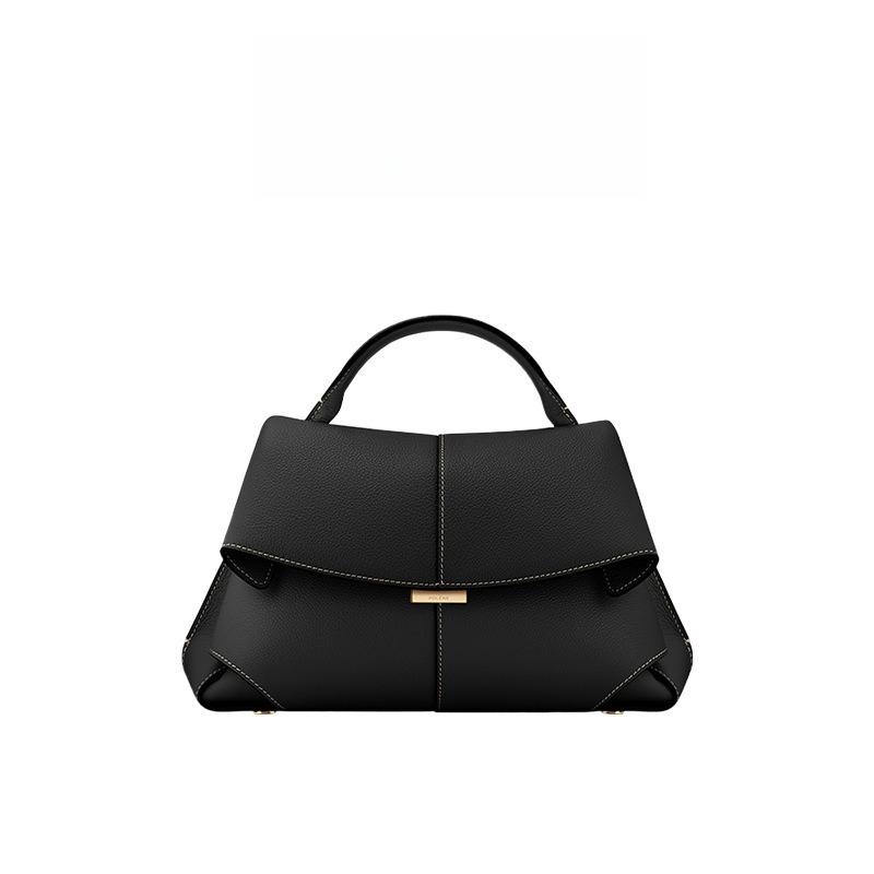1PC Smile Bag French Bolingen Niche Leather Women's Bag Premium Folded Handbag Crossbody Bag Women's Bag
