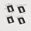 4/8 Pcs Iron Mirror Clip Square Display Wall Hanger  Wall Mounting Frameless Mirror