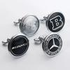 EOV2  45mm Car Front Emblem Badge Modified Bonnet Chrome Hood Cover for Mercedes Benz AMG W203 W204 C E S Class W210 W211 W220
