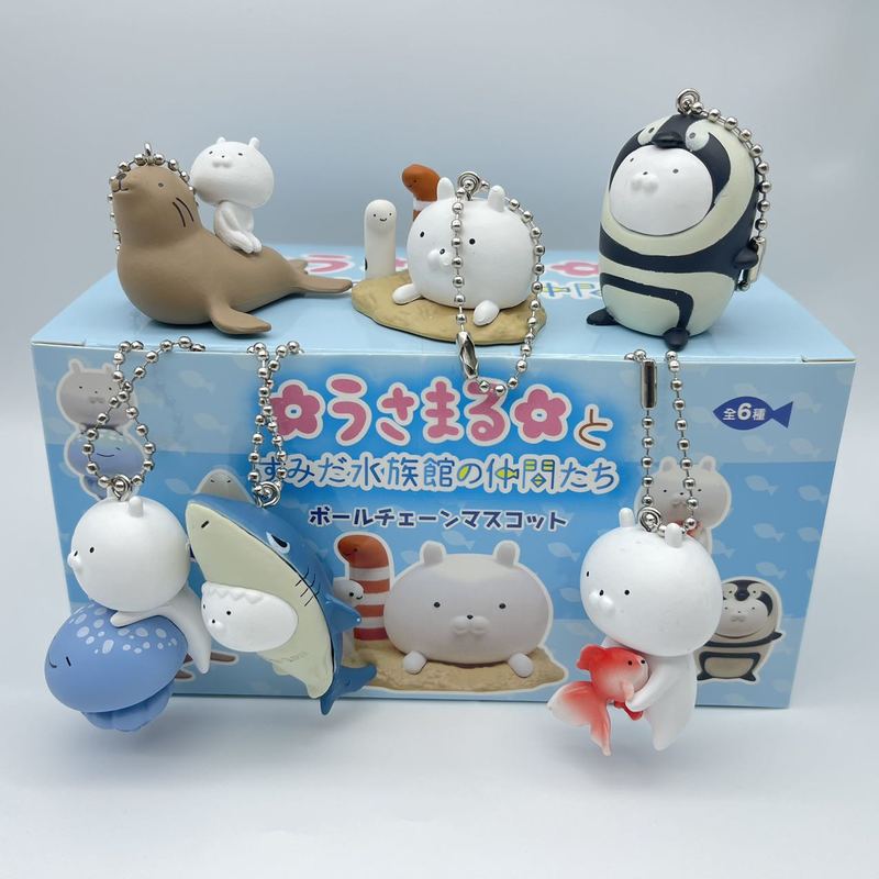 New In Stock Rabbit Pills And Ocean Partner Aquarium Limited Edition Blind Box Sea Elf Penguin Pendant Bag Pendant Surprise Gift