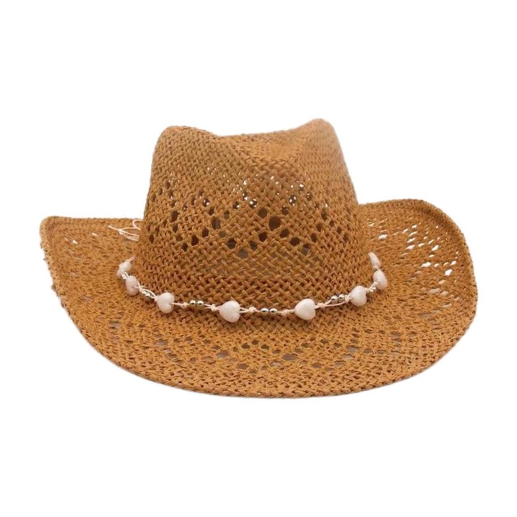 Cowboy Hat Spring And Summer Sunshade Straw Hat Empty High-End Travel Vacation Breathable Sun Hat