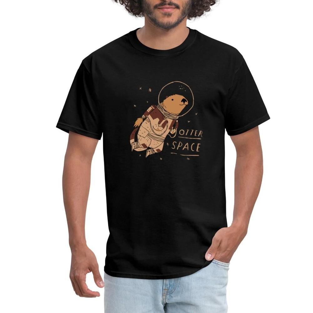Otter Space Astronaut Men s T-Shirt Unisex T-Shirt XXXXL