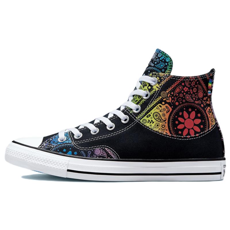 

Converse Chuck Taylor All Star Pride Casual & Versatile High Top Espadrilles Unisex Black & Green 35