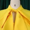 Plus Size Womens Dresses Spring Summer Casual Loose Ruffle Sleeve Tie Solid Color