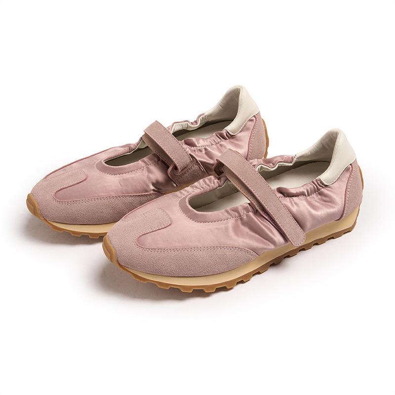 

Mary Jane shoes women s spring new retro shallow mouth single shoes sports casual shoes ballet flat 40 шампанского