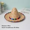 Unisex Mexican Beach Hat Sunscreen 58~60cm Sunscreen Hat Children's Performance Flavors Halloween Hat Men Women Outdoor