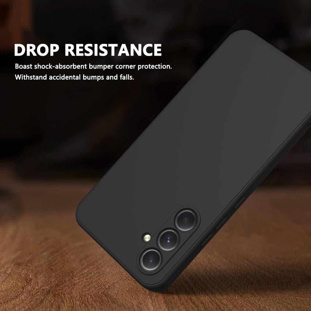 Noble Fashion Solid Colour Shockproof Protective Liquid Silicone Phone Case For Samsung Galaxy A15 5G/4G