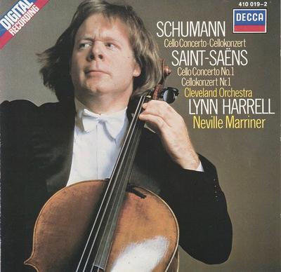CD SCHUMANN, SAINT-SAENS; HARRELL - Cello Concerto  4100192 Decca 1983 Germany Classical Used
