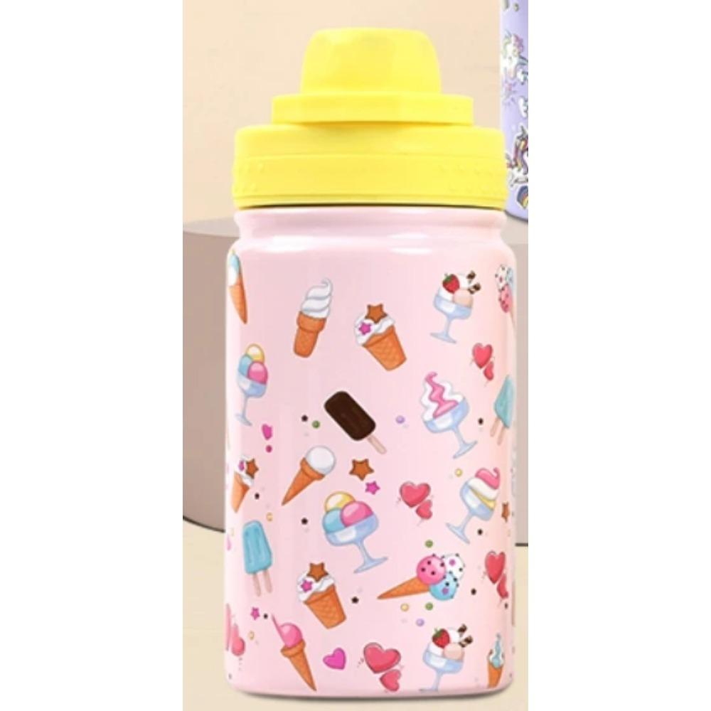 400ML Children Thermos Water Bottle Kids Thermos Mug Baby Duck Billed Straw 316 Stainless Steel Vacuum Flasks Tumbler Thermo Cup