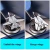 New Solar Fighter Car Air Freshener Propeller Rotate Perfume  Fragrance Decoration Flavoring Supplies Interior Accessories