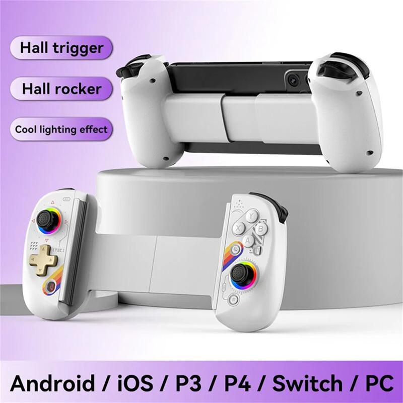 D8 Telescopic Gamepad Controller Joystick Bluetooth 5.2 Turbo 6-axis Gyro Vibration Wireles for Android IOS PS3 PS4 Switch IPad