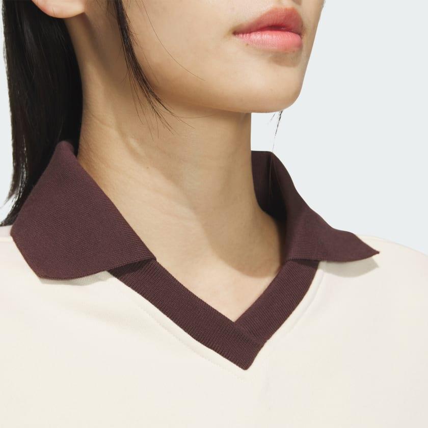 adidas Originals Color Block Comfortable Casual Pullover Long Sleeve Sweatshirt Women Sweatshirt White JC6852