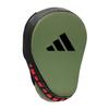 Adidas Combat Sports Boxing and Martial Arts Punching Combat 50 Focus Orbit Standard Mitts, Mitts, ADIC50FM, Green/Black/Im