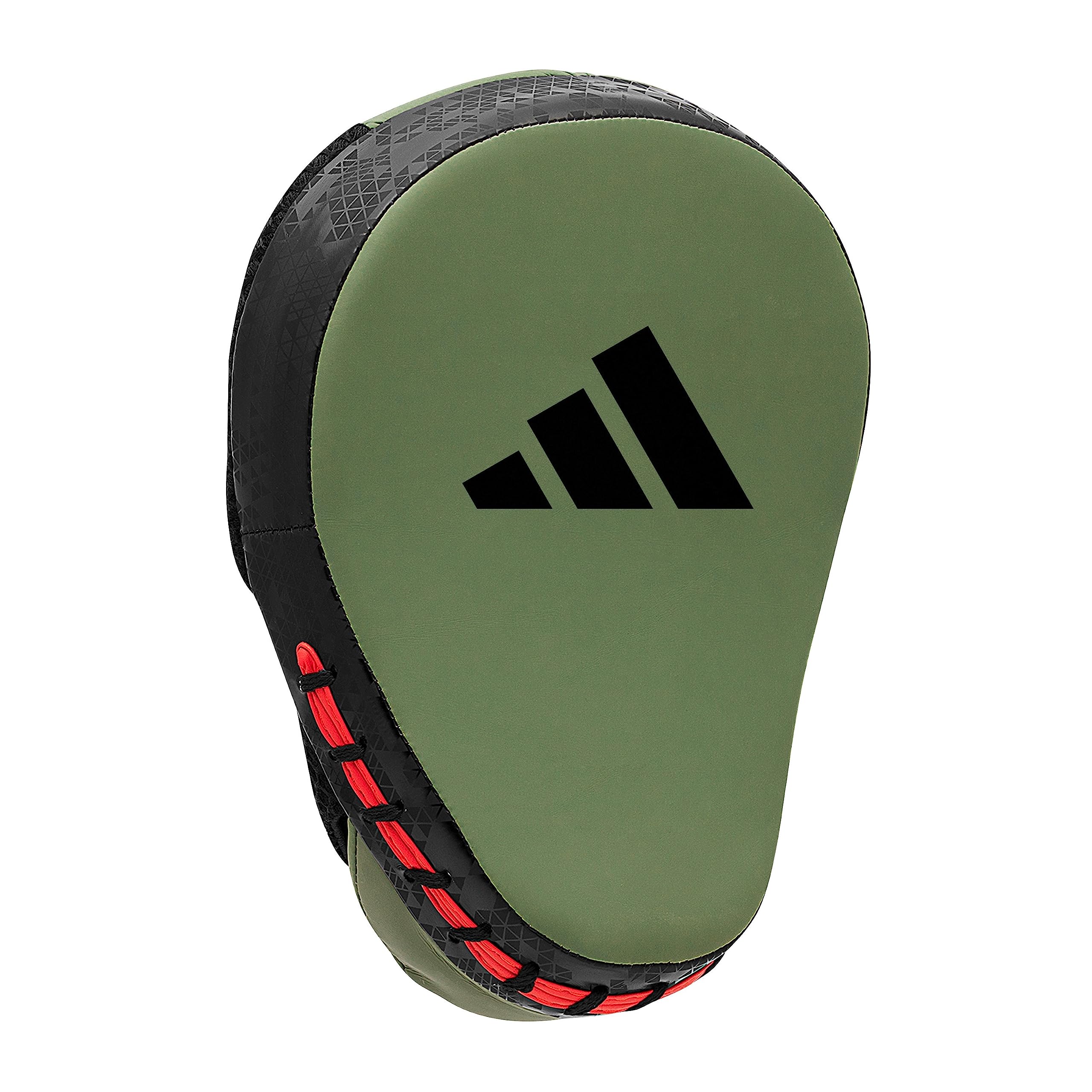 Adidas Combat Sports Boxing Martial Arts Punching Mitt Combat 50 Focus Mitt ADIC50FM Orbit Green/Black/Im STD