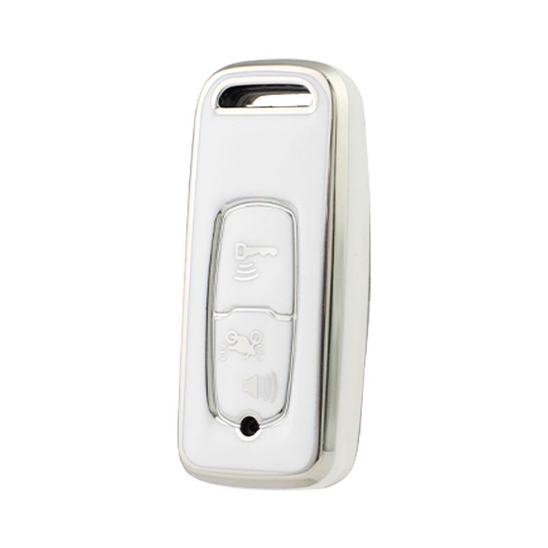 

Honda Motorcycle Key Cover: PCX160 Silver Edge Protective Shell Black