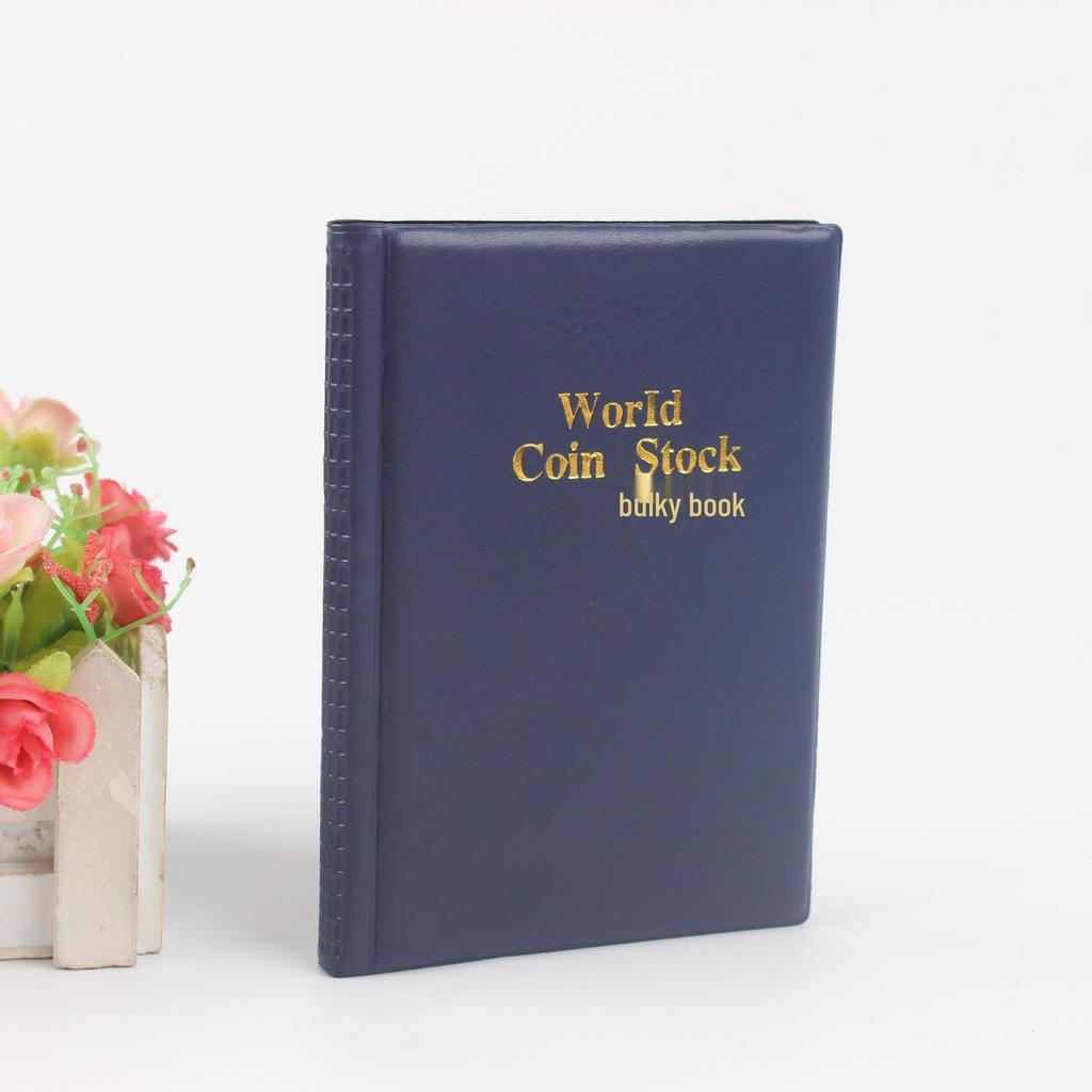 60-Pocket Coin Collection Album for Small Coins and Commemoratives