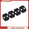 4 teile/satz ABS Auto Türschloss Abdeckung Schutz Aufkleber für Hyundai Tucson Sonata Creta Ix25 Kona Solaris 2016- 