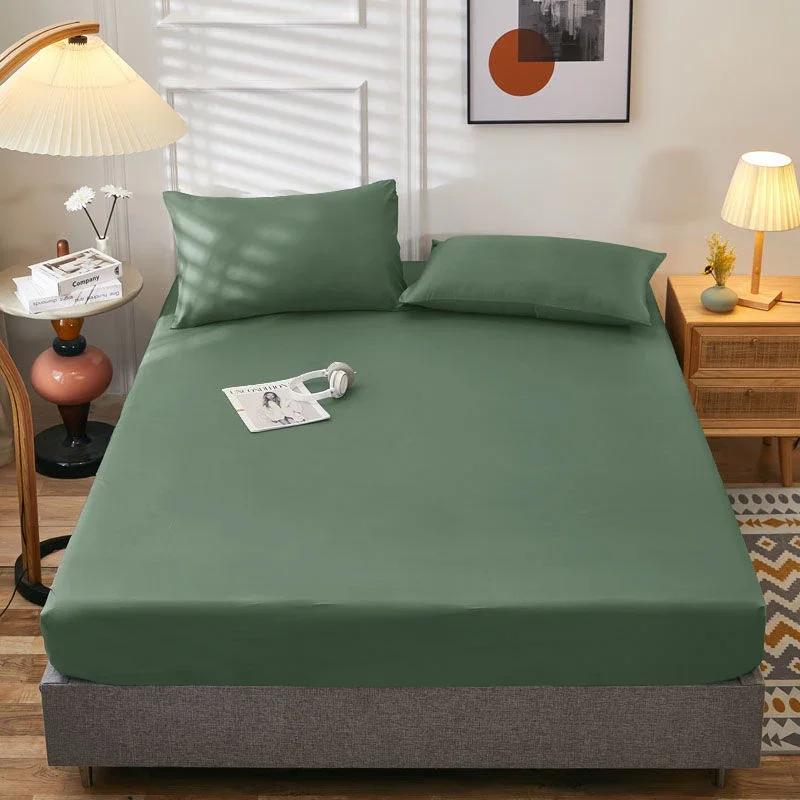 Fitted Sheet with Elastic Bands Non Slip Adjustable Mattress Covers for Single Double King Queen Bed,90/120/150/180cm