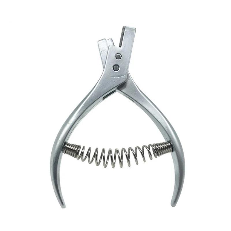 Garment Pattern Notcher Pliers U-shaped Opening Pincers Tailors Steel Pliers Fabric Punch Marker 45N Sewing Accessories