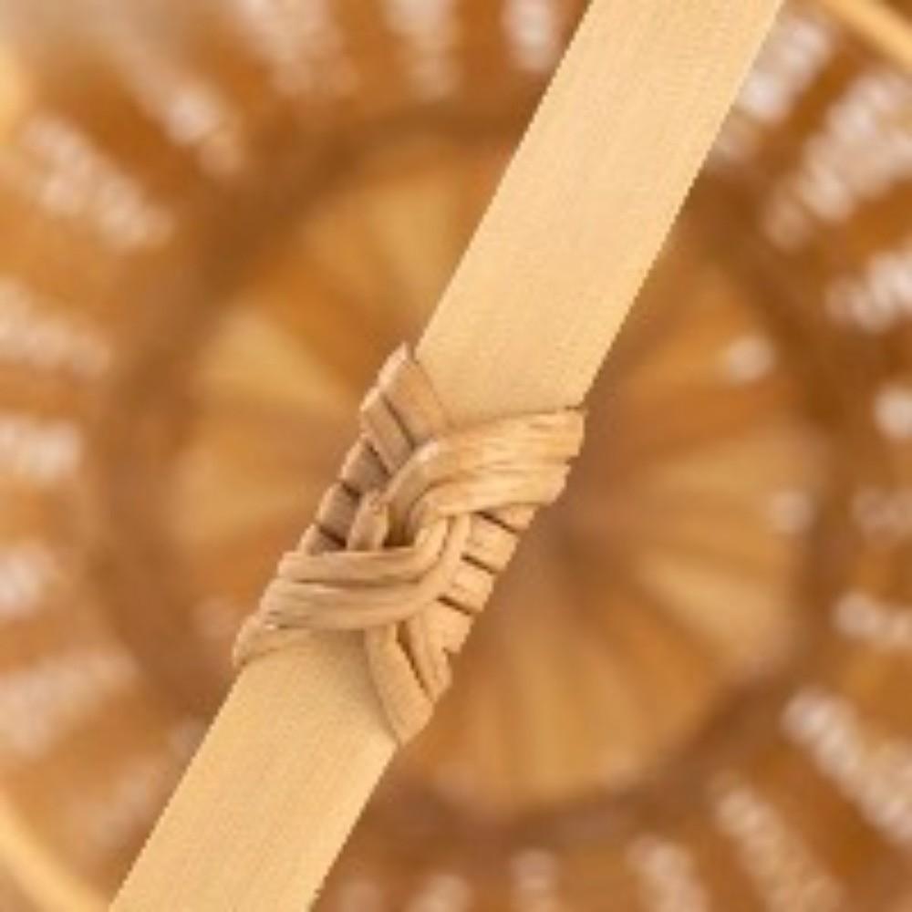 Bamboo Storage Basket Mini Decorative Nut Basket Portable Handmade Basket Home Decor