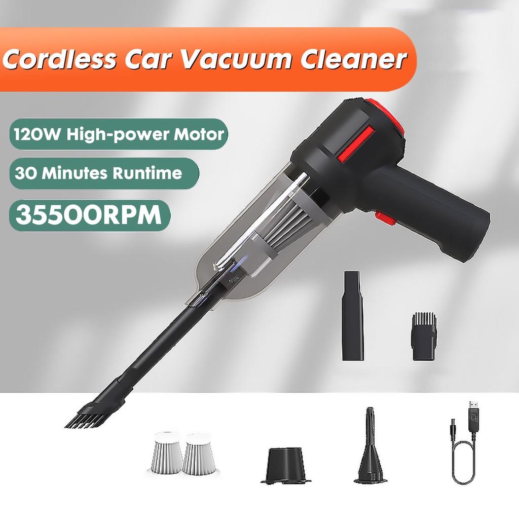 Cordless Mini Cleaner Portable Wireless Car Vacuum Cleaner Handheld Powerful Vacuum Cleaner For Car Home Appliance USB 7.9 inch x5.9 inches