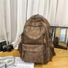 Stone Texture Pattern Student's Schoolbag Large Capacity Unisex Backpack
