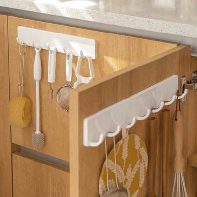 5-Haken Wandmontagehaken Ohne Bohren Badezimmer Mehrzweckhaken Küchenregal Aufbewahrungsregal