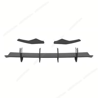 For VW Golf 8 MK8 GTI 2020-2024 Black Body Kits Tuning Maxton Style Rear Bumper Lip Spoiler Diffuser Splitter Lip Side Protector