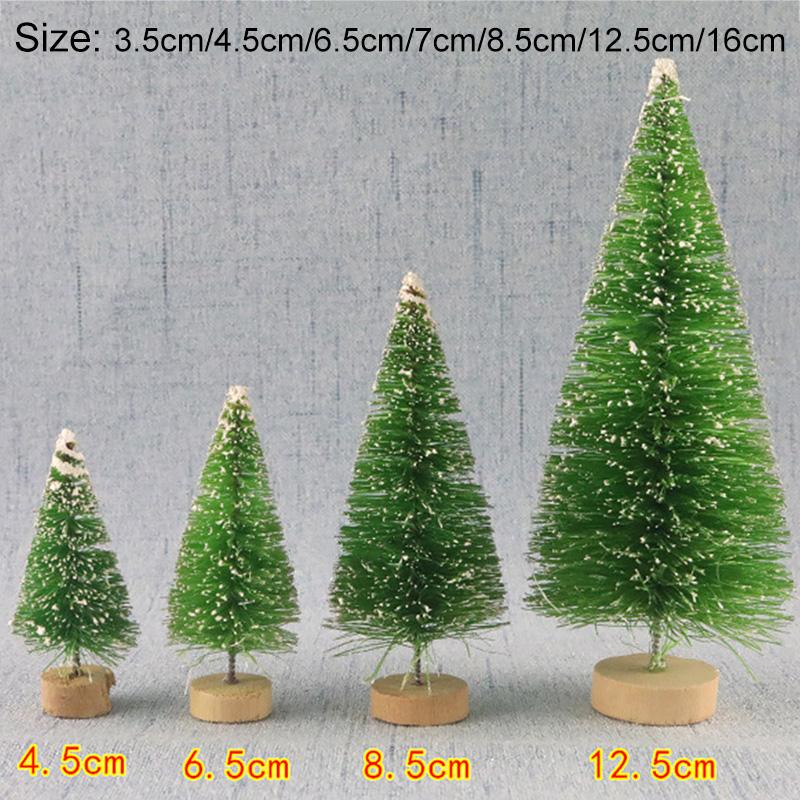 1PC New Year Decor Pine Tree Mini Christmas Tree Artificial Trees Ornaments Party Holiday Supplies