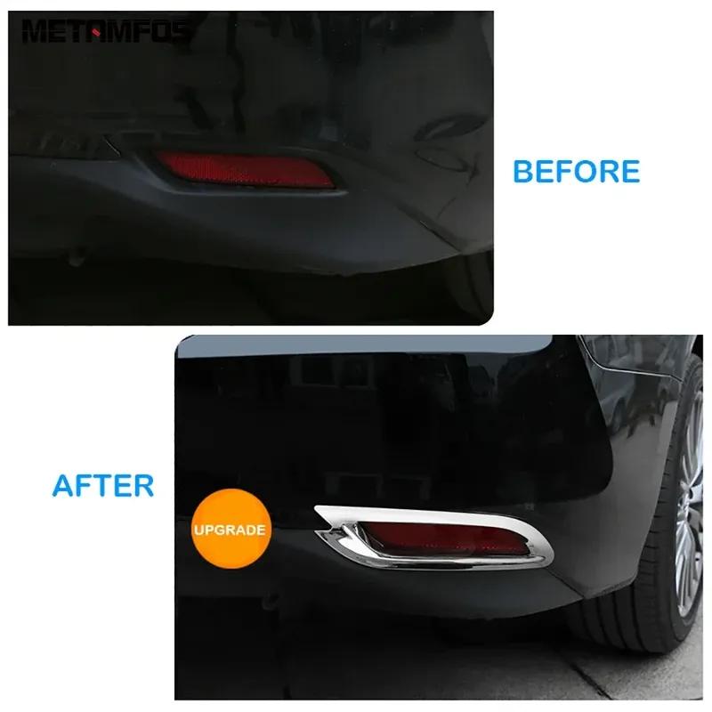 Accessories For Toyota Camry XV70 2017-   Chrome Rear Fog Light Lamp Cover Trim Fuel Tank Cap Oil Filler Cover Trim