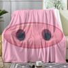 Pensive Piggy Throw Soft Flannel Throw Summer AC Blanket Lightweight Cool Nap Blanket for Sofa Bed Couch Travel