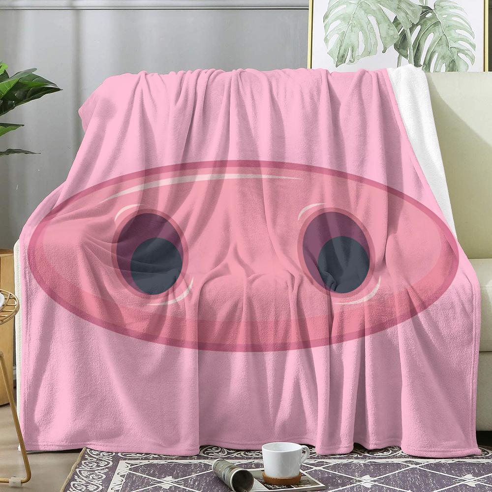 Pensive Piggy Throw Soft Flannel Throw Summer AC Blanket Lightweight Cool Nap Blanket for Sofa Bed Couch Travel