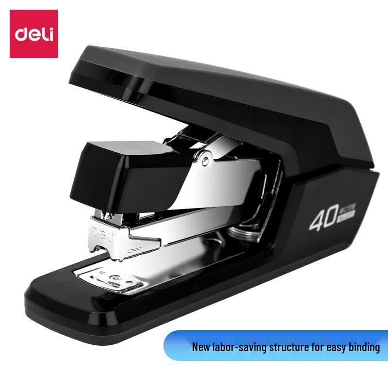 Deli 0371 Effort-Saving Stapler, 2-Pack