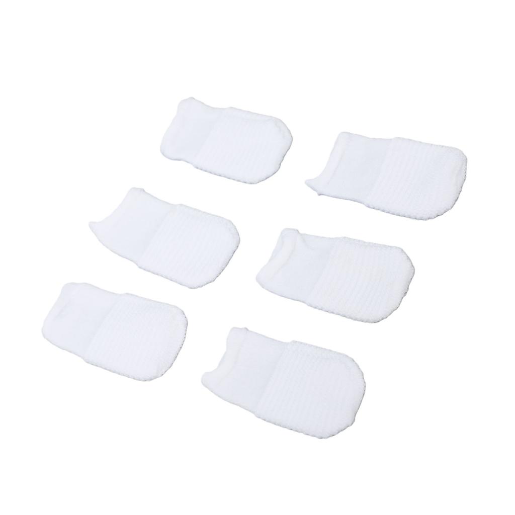 6PCS Soft Fabric Pet Finger Toothbrush Washable Comfortable Cat Pet Tooth Brushing Kit for Dogs Teeth Cleaning and Care