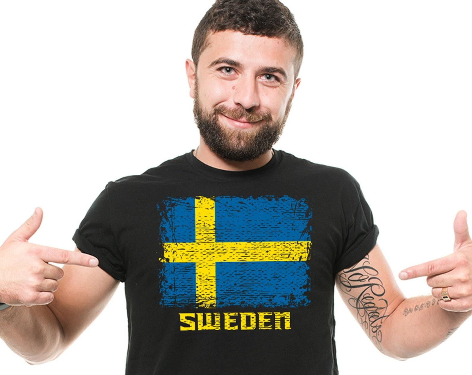 Sweden Flag T-Shirt: Patriotic Swedish Heritage Tee S