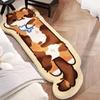 Non Slip Cat Shaped Floor Mat Soft Floor Mat Cartoon Bedroom Rug  for Bedroom