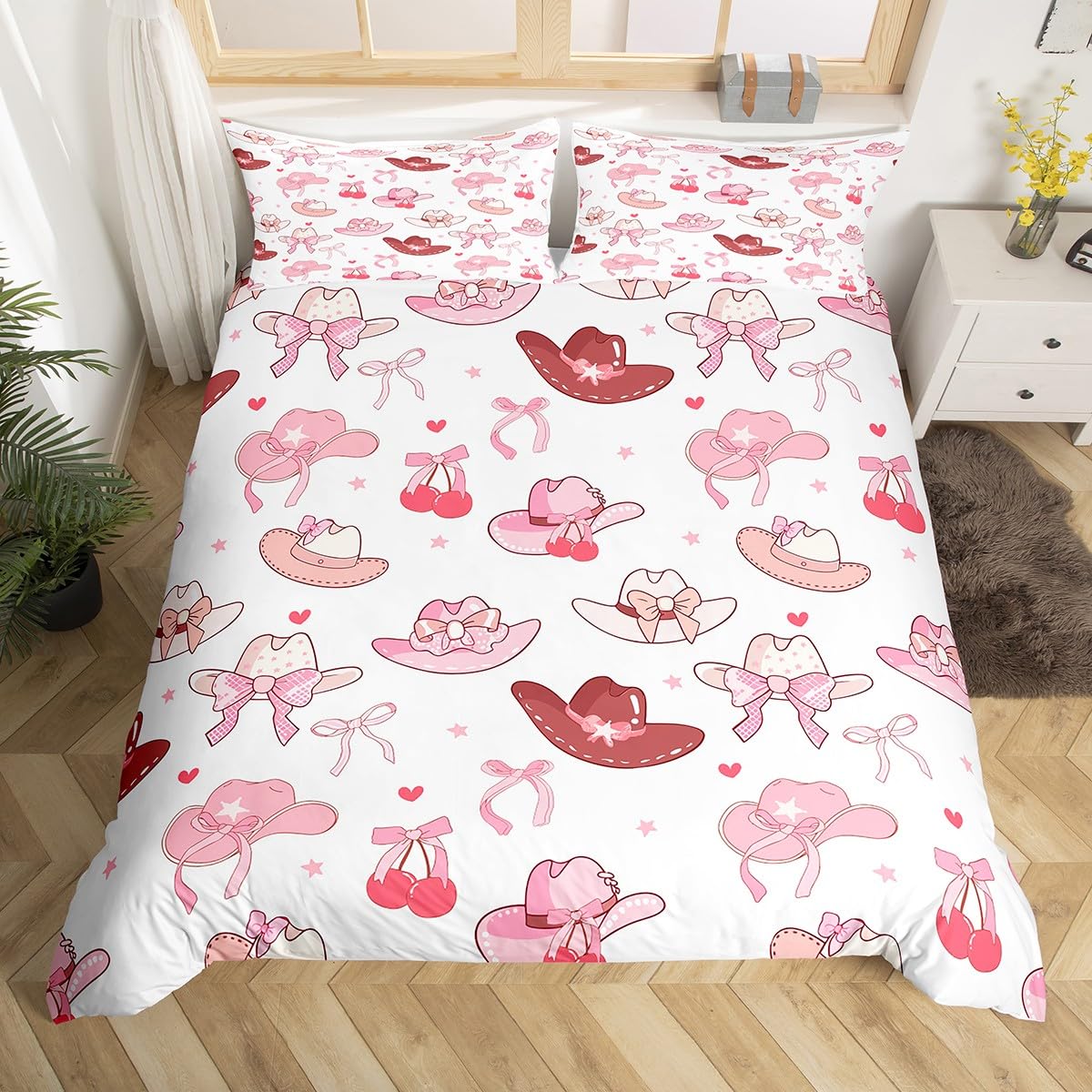 Comforter Rainbow Castle King Queen Kids Girls Cartoon Girly Bedding Set Princess Castle Comforter Bedroom Comforter (quilt)-EU Single(135*200cm)3pcs