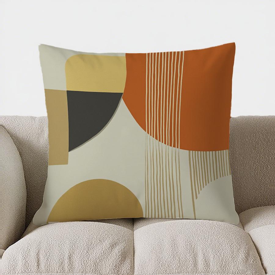 Домашний Декор Геометрический Узор Художественная Наволочка Узорчатая Наволочка Подходит Для Дивана Спальни Автомобиля Подушка 40x40cm
