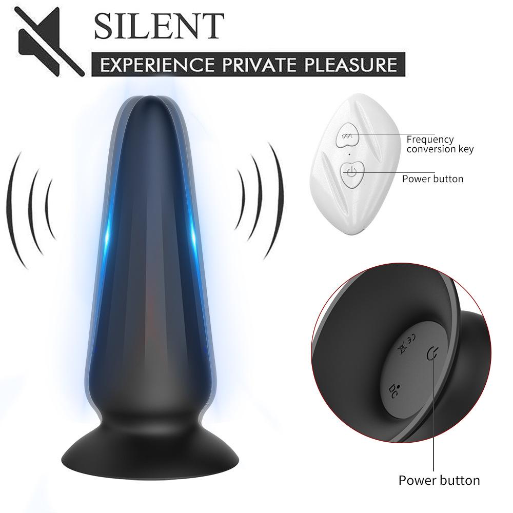 Wireless Remote Control Vibration Anal Tamponade Prostate Massager Vestibular Masturbator Male SM Sexual Products